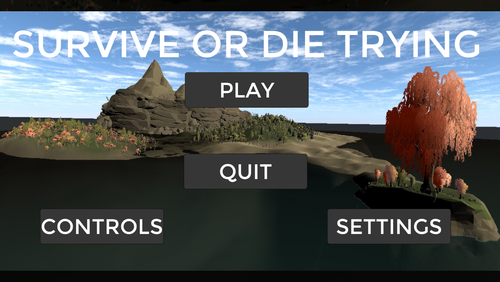 Image of game menu